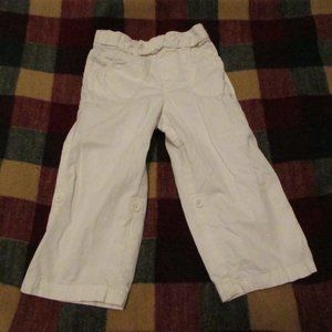 Baby Gap White Cotton Light Pants/Shorts for Baby Girls